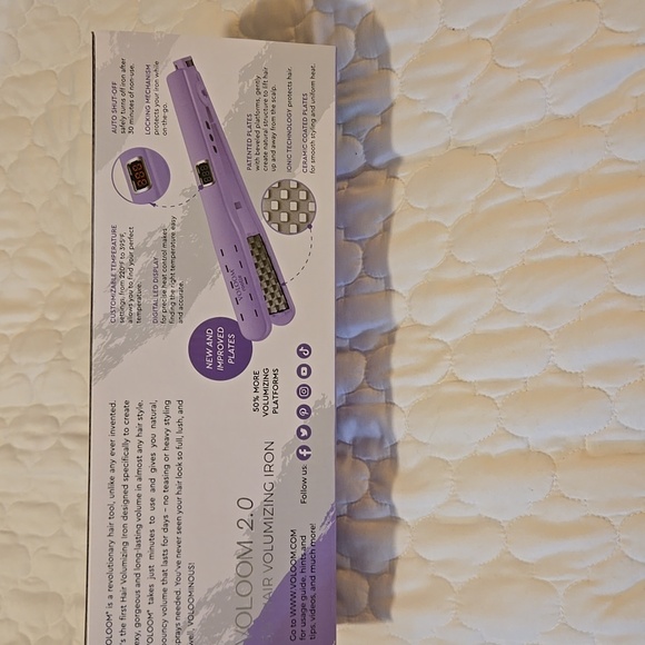 2.0 Purple Hair Volumizing Iron - Picture 2 of 4